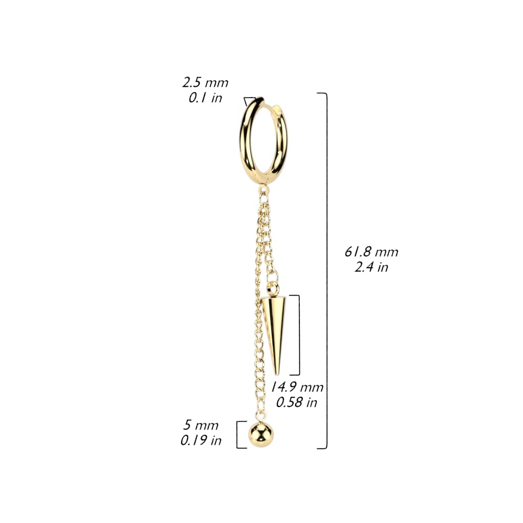 1 Paar Damen Creolen Ohrhänger Kugel ZapfenKettenanhänger Ohrringe Ohrstecker Silber Gold Schwarz