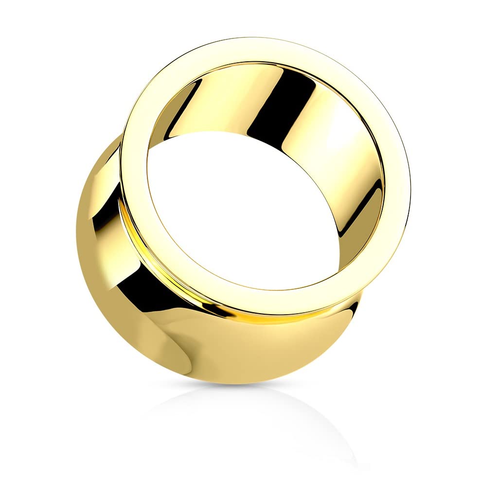 Ohrtunnel Silber Hand-Poliert Chirurgenstahl Ohrpiercing Ohrschmuck Plug Sattelverschluss 6-25mm