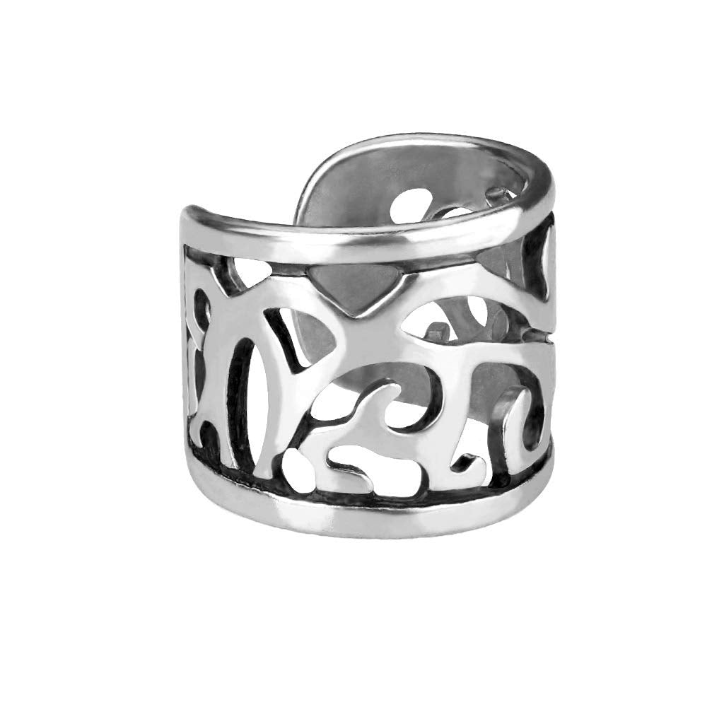 Ohrklemme VINTAGE DESIGN CUT OUT Ohrringe Ohrclip Fake-Piercing Messing Silber Gold