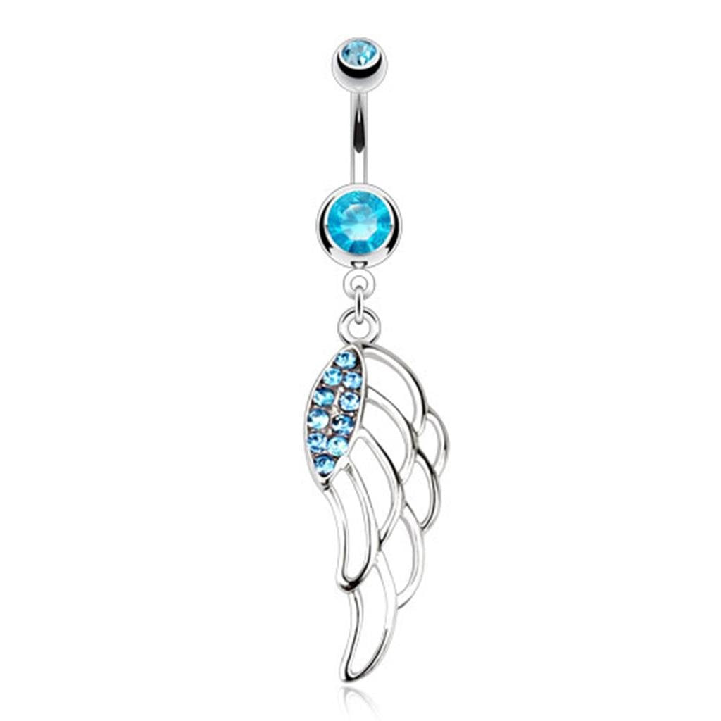 Bauchnabelpiercing 1,6mm 10mm Fantasy Charm Nabelpiercing Edelstahl Chirurgenstahl Bananabell Zirkonia Silber Gold Roségold