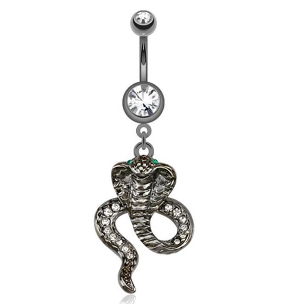 Bauchnabelpiercing 1,6mm 10mm Exotische Tiere Nabelpiercing Edelstahl Chirurgenstahl Bananabell Zirkonia Silber Gold Roségold