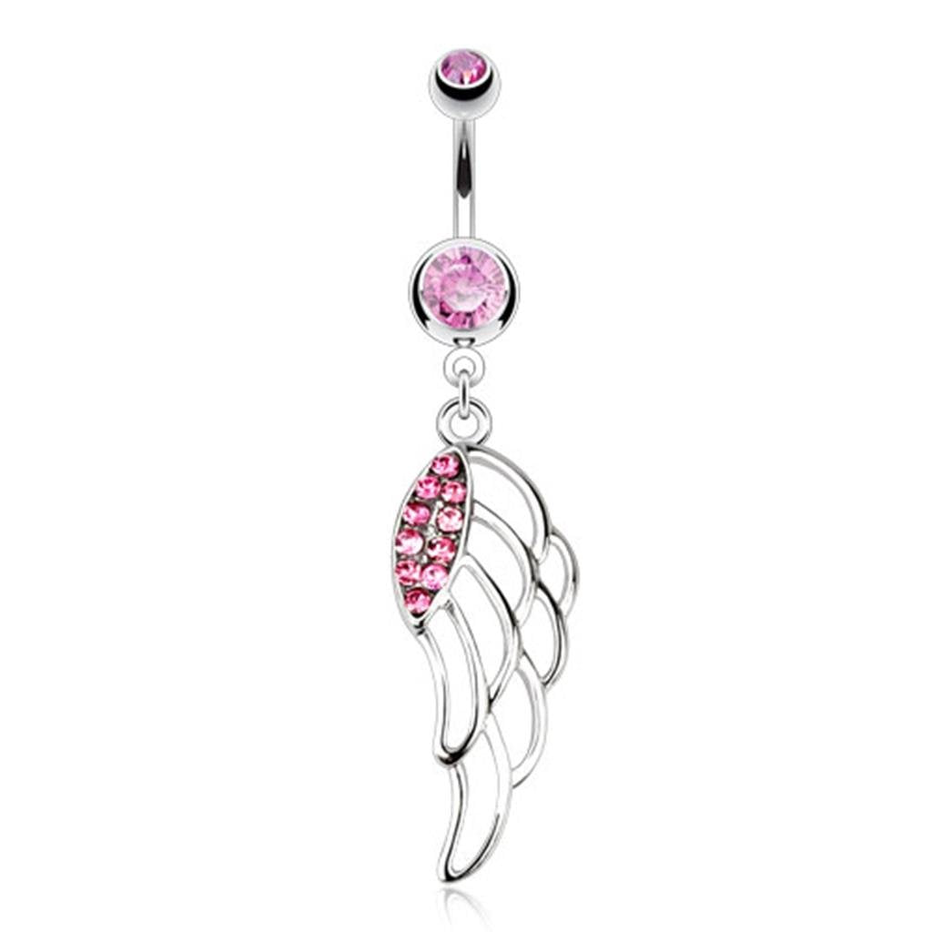 Bauchnabelpiercing 1,6mm 10mm Fantasy Charm Nabelpiercing Edelstahl Chirurgenstahl Bananabell Zirkonia Silber Gold Roségold