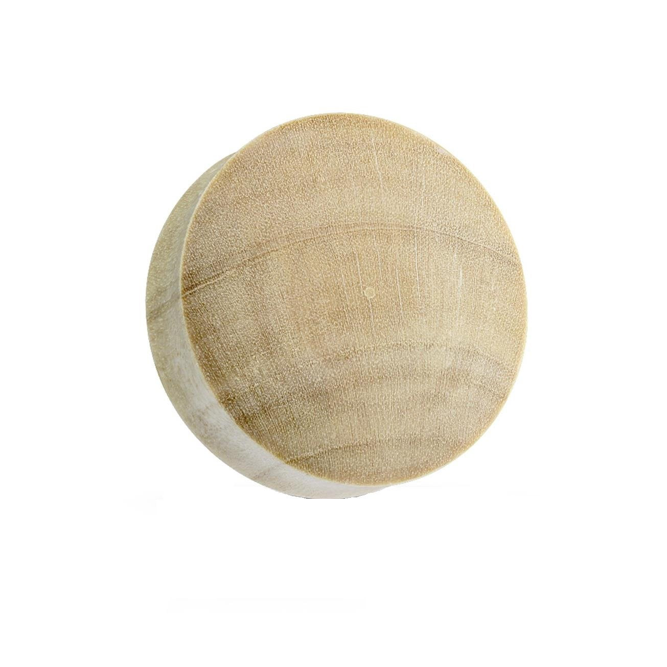 Ohrplug ORGANISCHES Holz Ohrpiercing Ohrschmuck Tunnel Sattelverschluss Hellbraun Braun Dunkelbraun 4-35mm