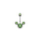 Bauchnabelpiercing 3 Blasen Stab 1,6mm 10mm Nabelpiercing Edelstahl Chirurgenstahl Bananabell Zirkonia viele Farben