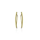 1 Paar Ohrklemmen gebogener BALKEN 23 x 2mm Set Ohrringe Ohrclip Ohrstecker Chirurgenstahl Silber Gold Roségold
