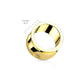 Ohrtunnel Silber Hand-Poliert Chirurgenstahl Ohrpiercing Ohrschmuck Plug Sattelverschluss 6-25mm