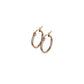 1 Paar Damen CREOLEN Ohrringe Ohrstecker Chirurgenstahl Roségold 10 15 20 25 30 35 40 45 50 55 60 65 70 75 mm