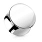 Ohrplug Silber Hand-Poliert Chirurgenstahl Ohrpiercing Ohrschmuck Tunnel Sattelverschluss 5-25mm