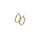1 Paar Damen CREOLEN Ohrringe Ohrstecker Chirurgenstahl Gold 10 15 20 25 30 35 40 45 50 55 60 65 70 75 mm