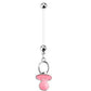 Bauchnabelpiercing Schwangerschafts-Piercing Bio Flex 1,6mm 25mm Nabel Edelstahl Chirurgenstahl Anhänger Zirkonia Designs Farben