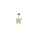 Bauchnabelpiercing 1,6mm 10mm Schmetterling Nabelpiercing Edelstahl Chirurgenstahl Bananabell Zirkonia Farben Silber Gold Roségold