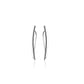 1 Paar Ohrklemmen gebogener BALKEN 23 x 2mm Set Ohrringe Ohrclip Ohrstecker Chirurgenstahl Silber Gold Roségold