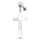 1 Knorpel Ohrstecker Kreuz-Anhänger Zirkonia Cartilage Labret Piercings Tragus Gold Silber Schwarz Edelstahl Schraubverschluss