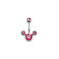 Bauchnabelpiercing 3 Blasen Stab 1,6mm 10mm Nabelpiercing Edelstahl Chirurgenstahl Bananabell Zirkonia viele Farben