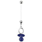 Bauchnabelpiercing Schwangerschafts-Piercing Bio Flex 1,6mm 25mm Nabel Edelstahl Chirurgenstahl Anhänger Zirkonia Designs Farben