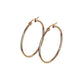 1 Paar Damen CREOLEN Ohrringe Ohrstecker Chirurgenstahl Roségold 10 15 20 25 30 35 40 45 50 55 60 65 70 75 mm