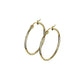 1 Paar Damen CREOLEN Ohrringe Ohrstecker Chirurgenstahl Gold 10 15 20 25 30 35 40 45 50 55 60 65 70 75 mm