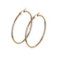 1 Paar Damen CREOLEN Ohrringe Ohrstecker Chirurgenstahl Roségold 10 15 20 25 30 35 40 45 50 55 60 65 70 75 mm