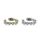 Ohrklemme ZIRKONIA REIHE clear Ohrringe Ohrclip Fake-Piercing Messing Silber Gold