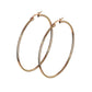 1 Paar Damen CREOLEN Ohrringe Ohrstecker Chirurgenstahl Roségold 10 15 20 25 30 35 40 45 50 55 60 65 70 75 mm