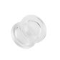 Ohrtunnel ACRYL Ohrpiercing Ohrschmuck Plug Schraubverschluss Weiß Clear Schwarz 3-19mm