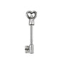 SCHLÜSSEL Herz Brustwarzenpiercing Intimpiercing Brustpiercing Edelstahl 1,6mm 11mm Silber ZIRKONIA Clear Aqua PINK TANSANIT