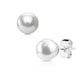 1 Paar Ohrringe Set Ohrstecker Edelstahl Chirurgenstahl 3-7 mm Perle perlmut
