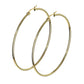 1 Paar Damen CREOLEN Ohrringe Ohrstecker Chirurgenstahl Gold 10 15 20 25 30 35 40 45 50 55 60 65 70 75 mm