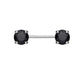 Brustwarzenpiercing 2 Grosse RUNDE ZIRKONIA Brustpiercing Nippelpiercing Edelstahl viele Farben Stab 1,6mm 12+mm
