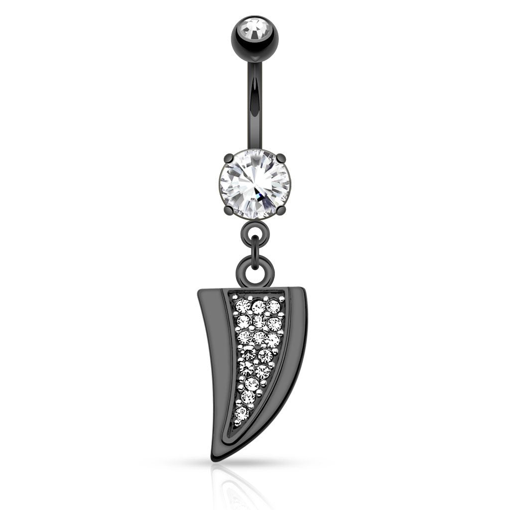 Bauchnabelpiercing Traube 1,6mm 10mm Nabelpiercing Edelstahl Chirurgenstahl Bananabell Zirkonia Silber Gold Roségold Clear
