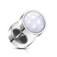 Fake Ohrplug leuchtender Stein Opal-Effekt Ohrpiercing Ohrschmuck Chirurgenstahl Schraubverschluss viele Farben 8mm