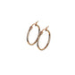1 Paar Damen CREOLEN Ohrringe Ohrstecker Chirurgenstahl Roségold 10 15 20 25 30 35 40 45 50 55 60 65 70 75 mm