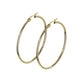 1 Paar Damen CREOLEN Ohrringe Ohrstecker Chirurgenstahl Gold 10 15 20 25 30 35 40 45 50 55 60 65 70 75 mm