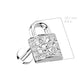 Knorpel Ohrstecker Schloss Silber Gold Roségold Pavé Zirkonia Clear Piercings Chirurgenstahl Schraubverschluss Stab 6/8mm lang