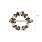 Brustwarzenpiercing Blumen-Kranz Silber Gold Brustpiercing Nippelpiercing Intimpiercing Chirurgenstahl Stab 18mm