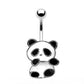 Bauchnabelpiercing 1,6mm 10mm Exotische Tiere Nabelpiercing Edelstahl Chirurgenstahl Bananabell Zirkonia Silber Gold Roségold