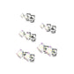 5 Paar Ohringe Eckiger Zirkonia 3mm 4mm 5mm 6mm 7mm Ohrringe Ohrstecker Chirurgenstahl Silber Gold Schwarz
