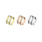 1 Paar Damen CREOLEN geschwungene Bögen Ohrringe Ohrstecker Chirurgenstahl Gold Silber Roségold 15mm
