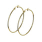 1 Paar Damen CREOLEN Ohrringe Ohrstecker Chirurgenstahl Gold 10 15 20 25 30 35 40 45 50 55 60 65 70 75 mm