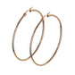 1 Paar Damen CREOLEN Ohrringe Ohrstecker Chirurgenstahl Roségold 10 15 20 25 30 35 40 45 50 55 60 65 70 75 mm