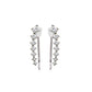 1 Paar Ohrklemmen KRISTALLBOGEN 19 x 3mm Set Ohrringe Ohrclip Ohrstecker Chirurgenstahl Silber Gold Roségold viele Farben