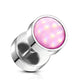 Fake Ohrplug leuchtender Stein Opal-Effekt Ohrpiercing Ohrschmuck Chirurgenstahl Schraubverschluss viele Farben 8mm