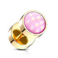Fake Ohrplug leuchtender Stein Opal-Effekt Ohrpiercing Ohrschmuck Chirurgenstahl Schraubverschluss viele Farben 8mm
