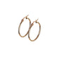1 Paar Damen CREOLEN Ohrringe Ohrstecker Chirurgenstahl Roségold 10 15 20 25 30 35 40 45 50 55 60 65 70 75 mm