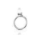 1 Paar Damen e Ring Ohrringe Ohrstecker Chirurgenstahl Multicolor