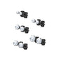 5 Paar Ohringe Runder Zirkonia 3mm 4mm 5mm 6mm 7mm Ohrringe Ohrstecker Chirurgenstahl Silber Gold Schwarz