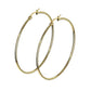 1 Paar Damen CREOLEN Ohrringe Ohrstecker Chirurgenstahl Gold 10 15 20 25 30 35 40 45 50 55 60 65 70 75 mm