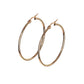 1 Paar Damen CREOLEN Ohrringe Ohrstecker Chirurgenstahl Roségold 10 15 20 25 30 35 40 45 50 55 60 65 70 75 mm