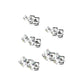 5 Paar Ohringe Eckiger Zirkonia 3mm 4mm 5mm 6mm 7mm Ohrringe Ohrstecker Chirurgenstahl Silber Gold Schwarz