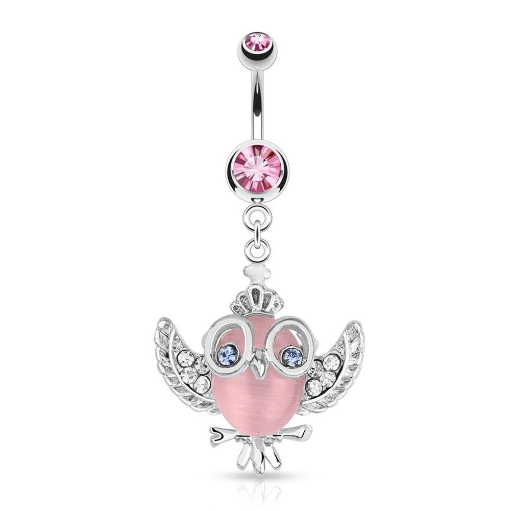 Bauchnabelpiercing SCHILDKRÖTE 1,6mm 10mm Nabelpiercing Edelstahl Chirurgenstahl Bananabell Zirkonia Silber Aqua Pink Clear Lila